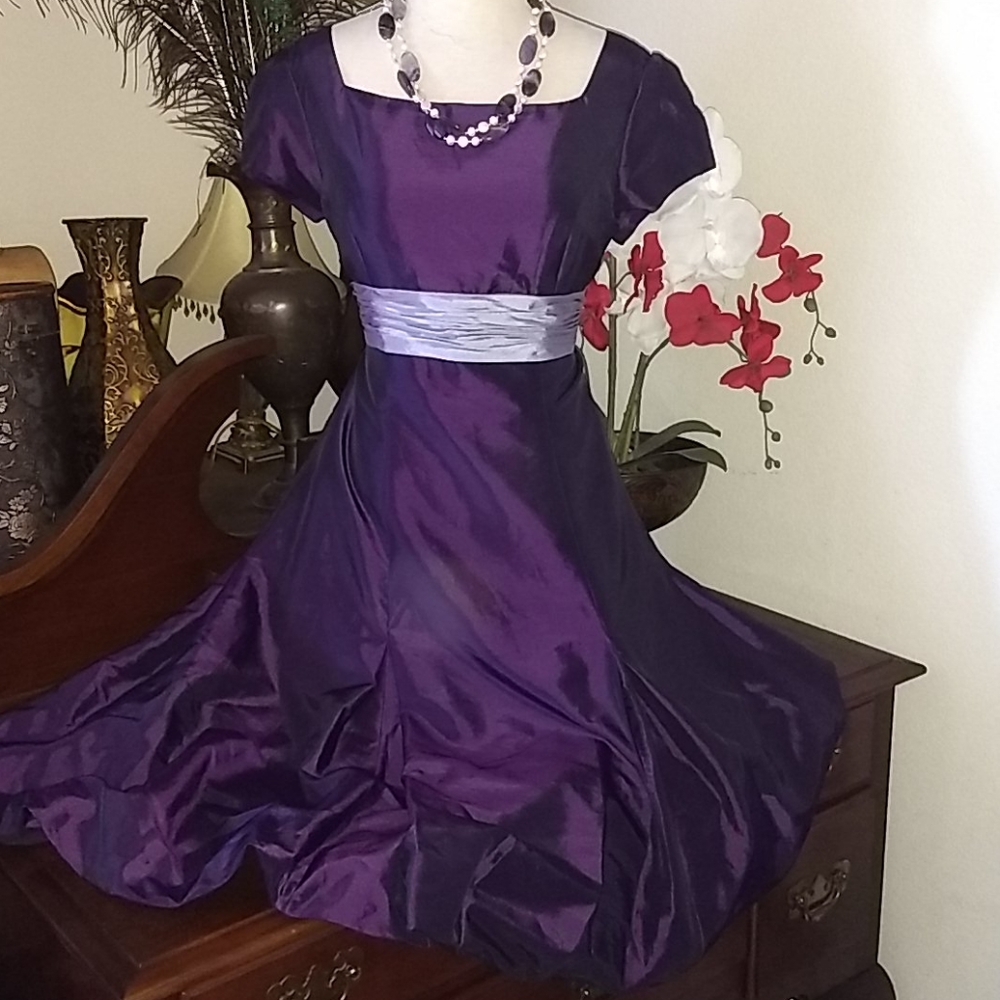 Purple and Lavender Party Dress